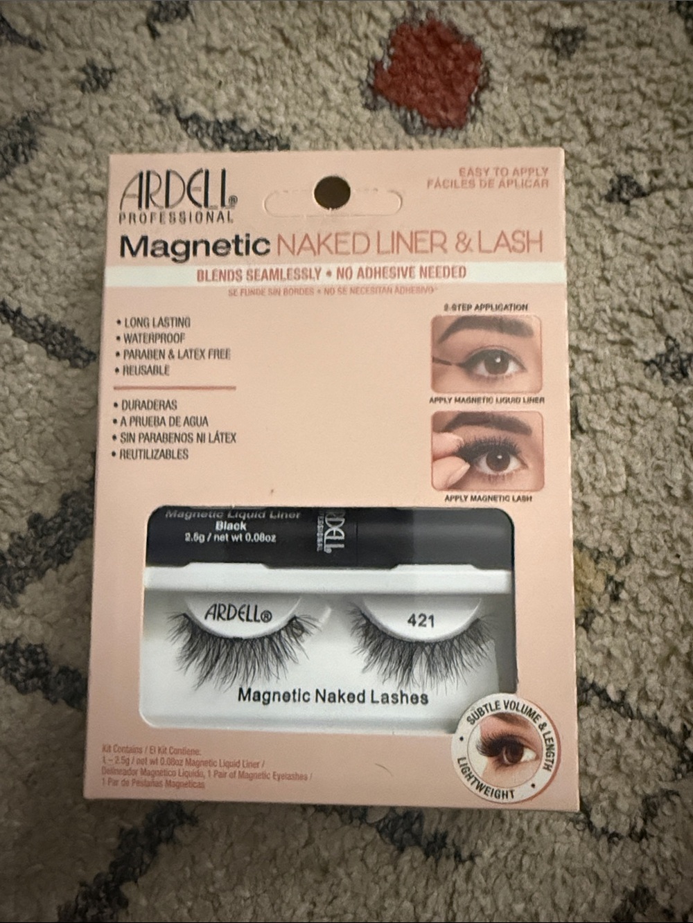 5/$25 Ardell Magnetic Naked Liner & Lash Set - Black